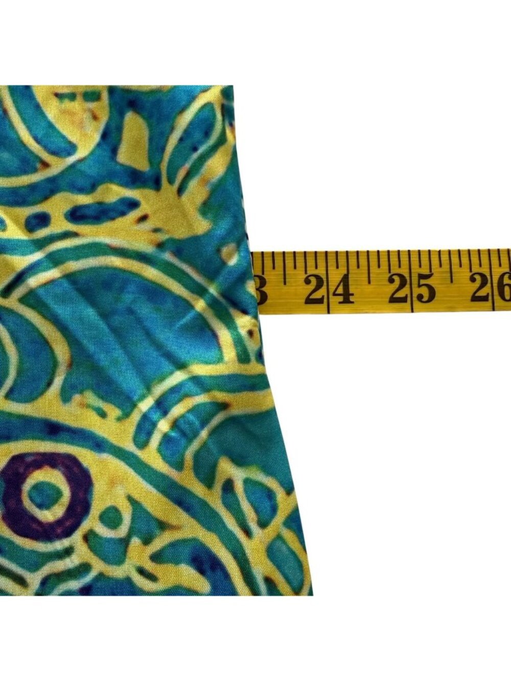 Vintage Womens 3XL Maxi Dress Sleeveless Vibrant Green Blue Yellow Floral Shift - Picture 12 of 16